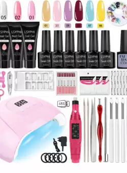Kit Manichiura Unghii Oja Semipermanenta Si Polygel ZH27