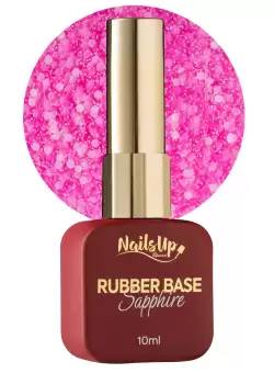 Rubber base NailsUp Sapphire Flakes 10 ml 019