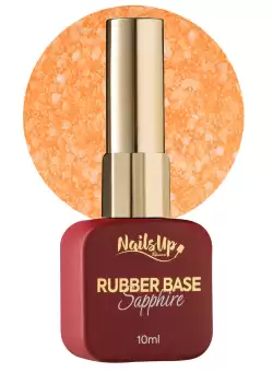 Rubber base NailsUp Sapphire Flakes 10 ml 024