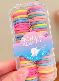 Set 100 Elastice Medii pentru Par - M1