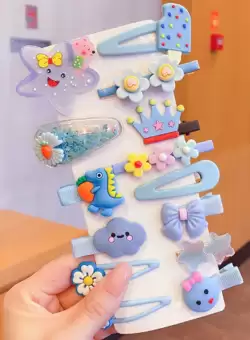 Set 14 Clame Par Multicolore pentru Copii - N7