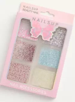 Set 6 fulgi sclipici NailSup