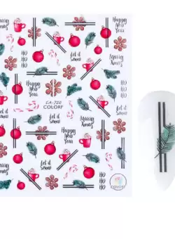 Sticker pentru unghii nail art Christmas CA-720